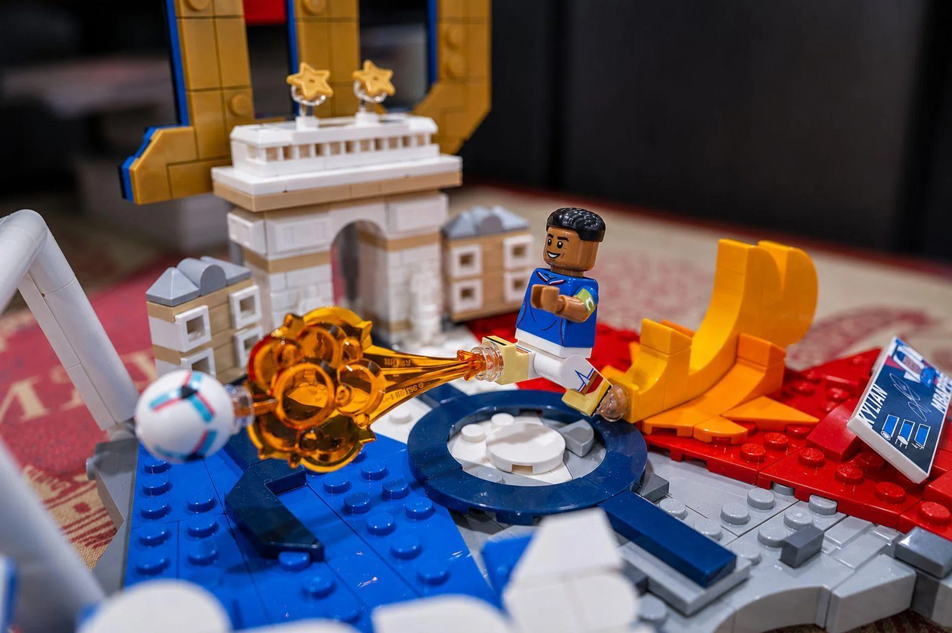 LEGO Mbappe shot