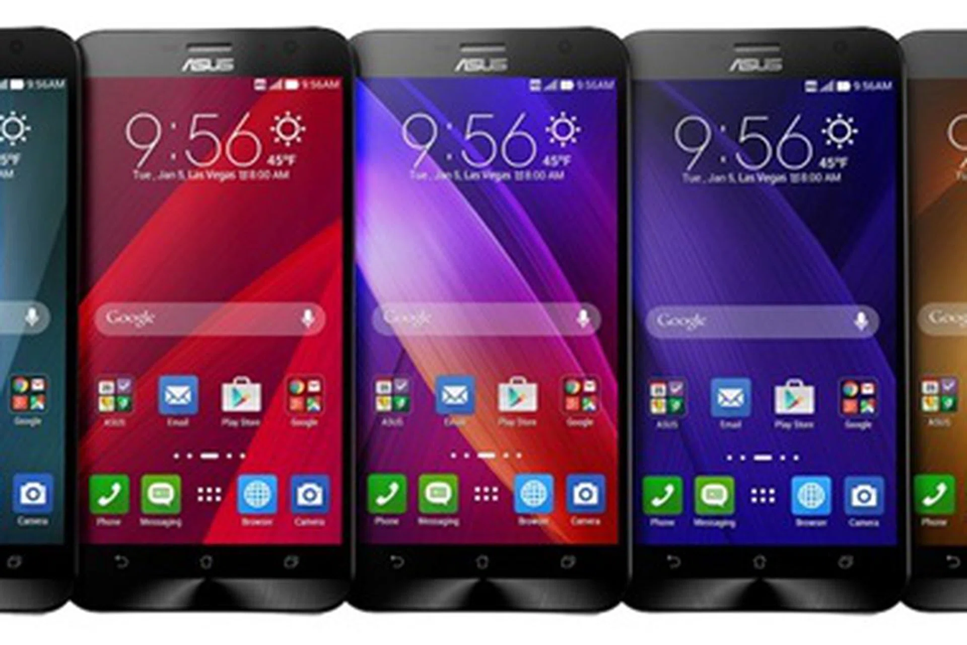 ASUS is said to be introducing the next generation ZenFone series with a fingerprint sensor. Seen here is the ZenFone 2 series.