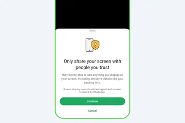 WhatsApp’s latest anti-scam feature.