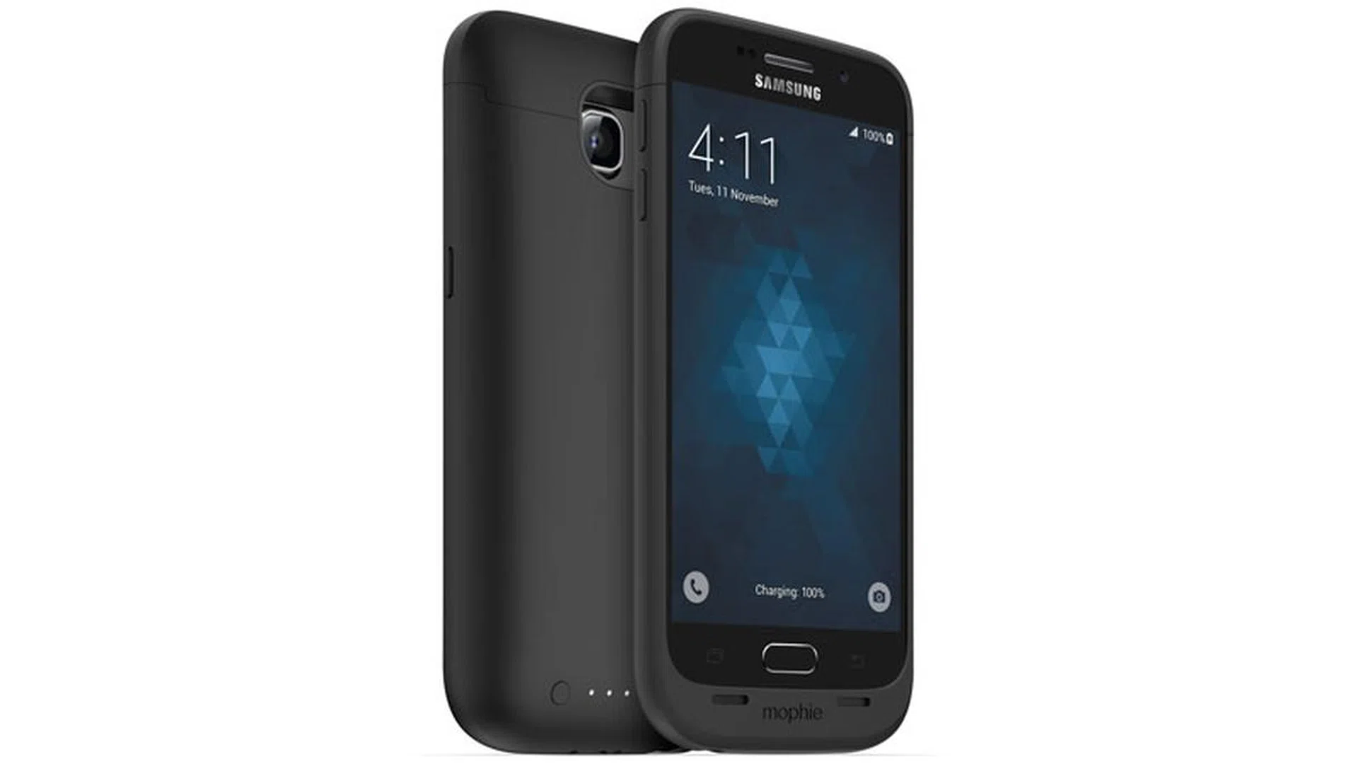 The Mophie juice pack for the Galaxy S6 and S6 edge doubles as both a protective casing and battery pack. (Image Source: Mophie)