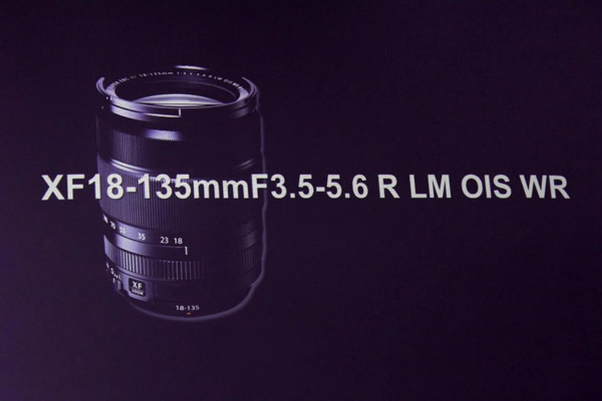 Fujifilm's XF-18-135mm high magnification zoom lens.