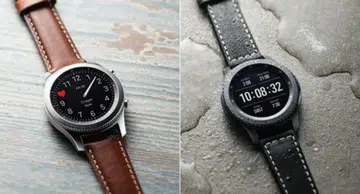 Two Strap Studio bands for the Samsung Gear S3. <br>Image source: Samsung