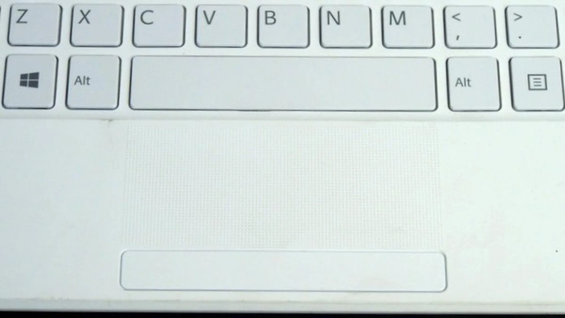The chiclet-style keys on the device are very comfortable to type with, but unfortunately, the small trackpad is quite unresponsive. Let's hope it's a limitation of the pre-production trial unit that we handled.