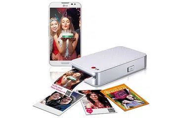 Have a photo on your smartphone that you want to print? LG thinks that you need the Pocket Photo PD233 mobile printer. (Image source: LG.)