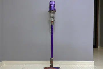 The Dyson Digital Slim makes cleaning easier with its featherlight weight and powerful suction. 