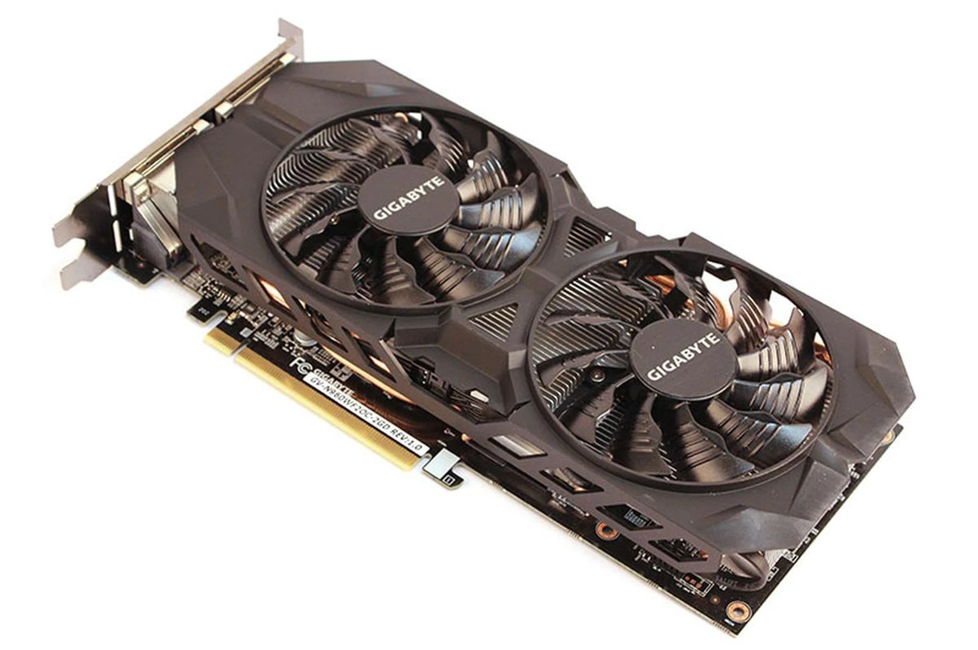 The Gigabyte GeForce GTX 960 Windforce 2X OC 2GB  delivers great cooling and decent performance for its price.