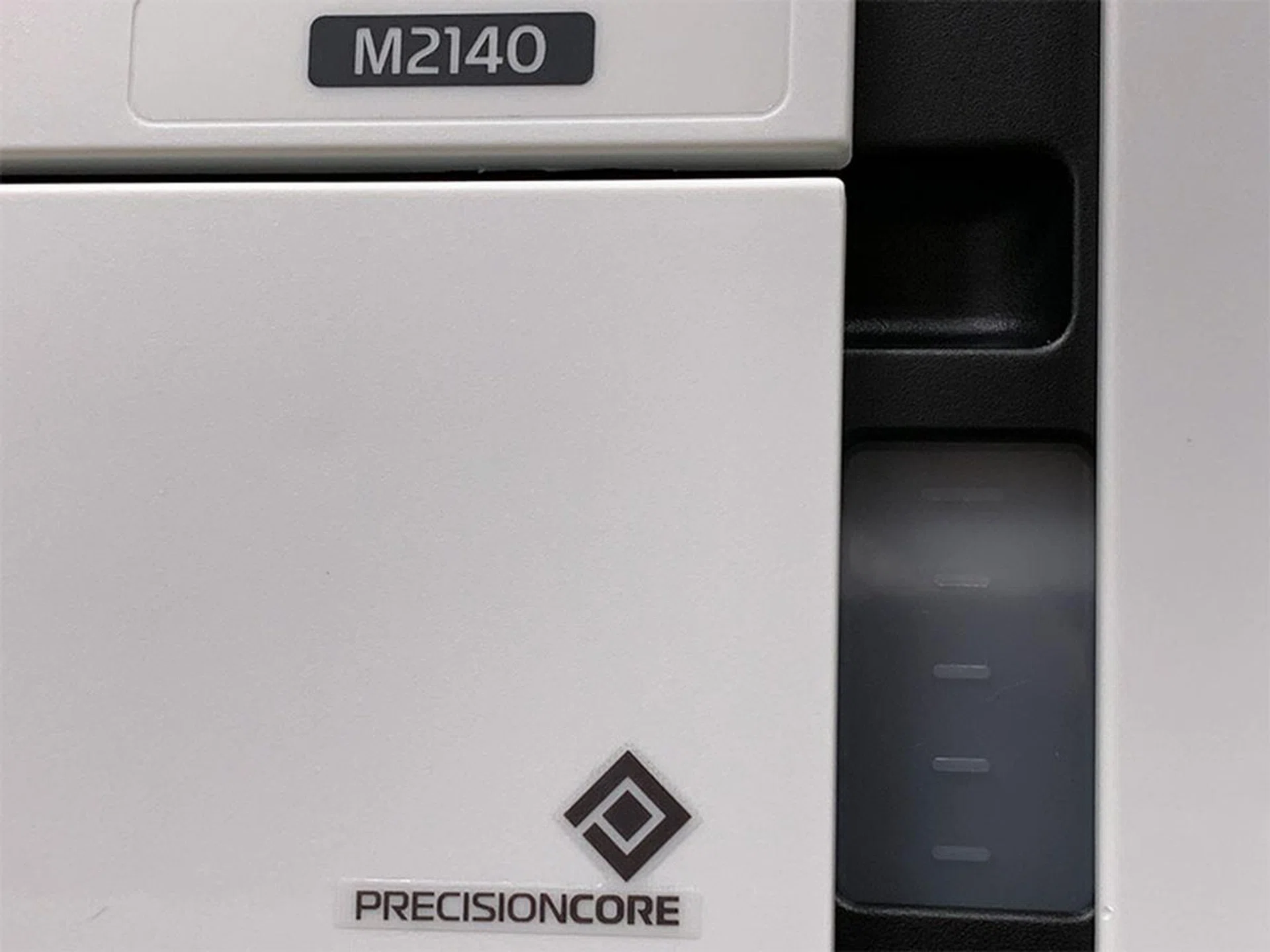 You can quickly see how much ink you've left from the see-through panel at the front of the printer.