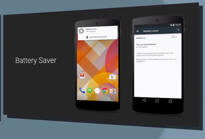 L will include a built-in battery saver mode.
