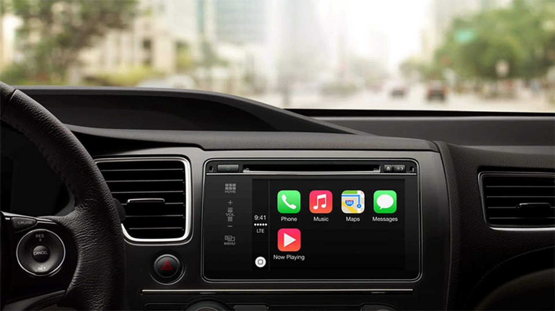 Apple is rumored to be working on its own car, so don't be surprised if you hear more about Carplay at WWDC 2016. (Image source: Apple)