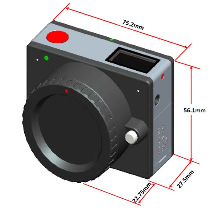 The E1 looks to be small and pocketable.