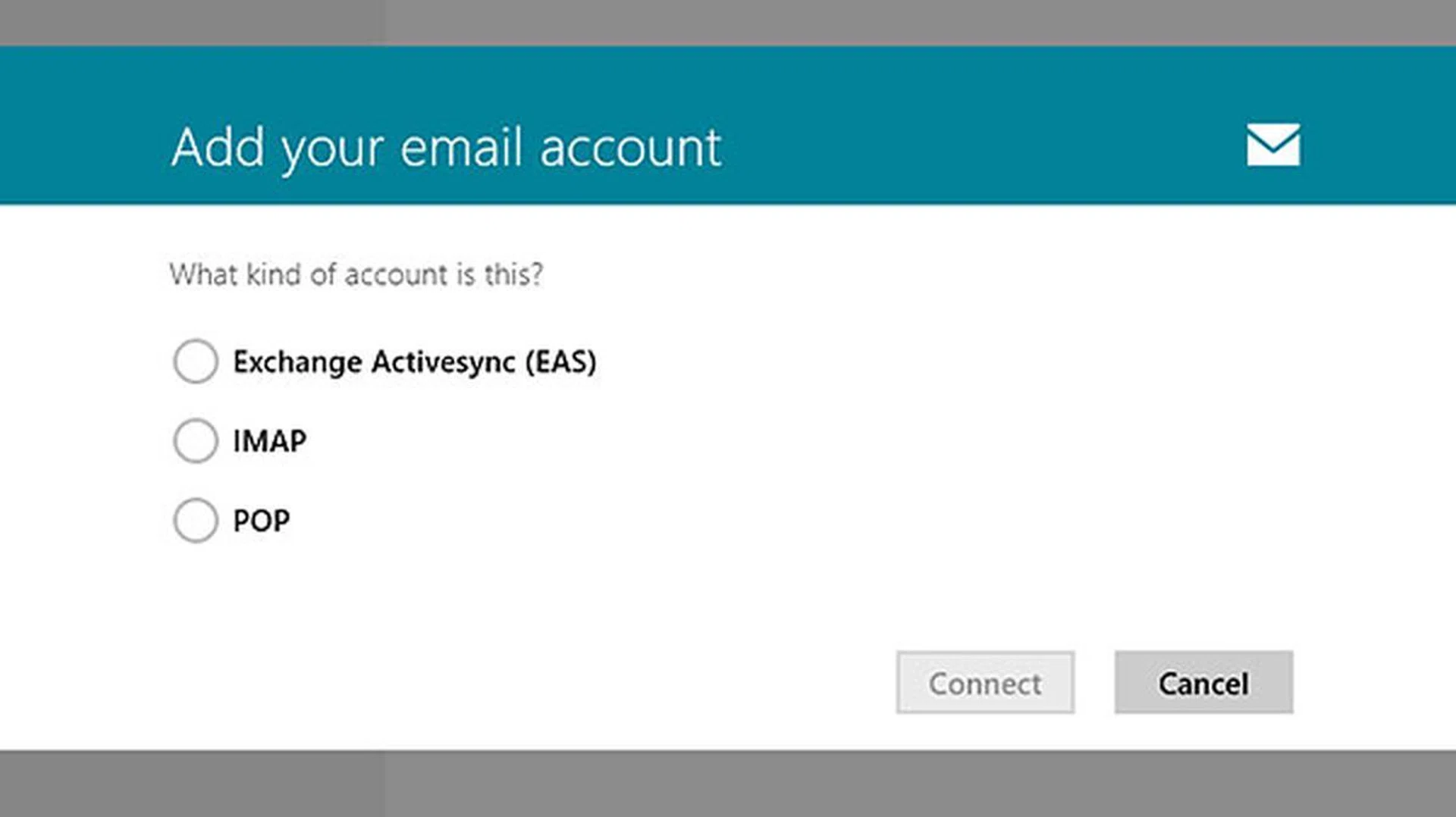 In addition to Exchange ActiveSync, Mail also supports both IMAP and POP accounts.