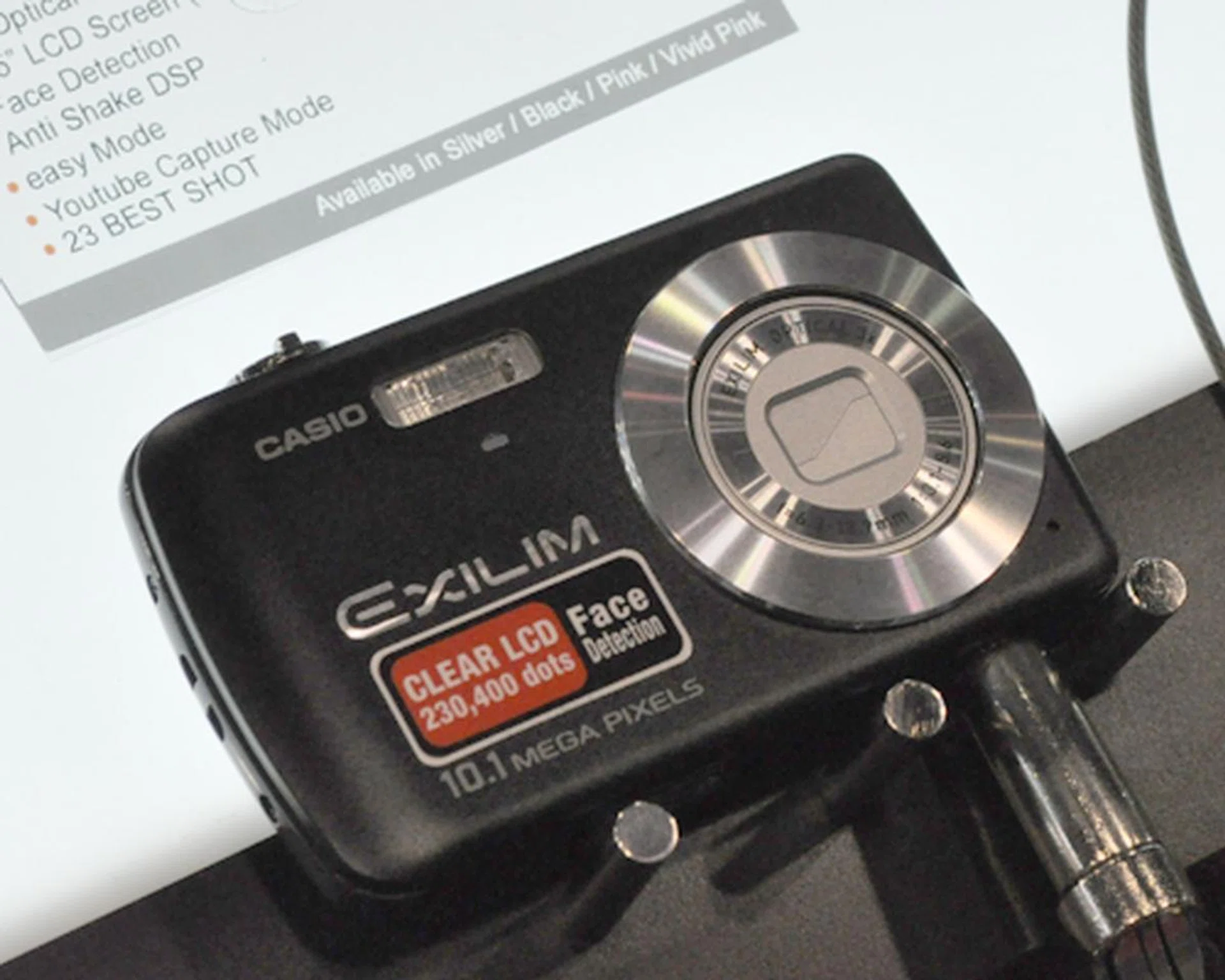 Another new addition to the Casio family is the Casio EX-Z33. At a more affordable price of $239, the EX-Z33 will sport a 10.1-megapixel sensor, 3x optical zoom and features such as Face Detection and Anti Shake DSP.