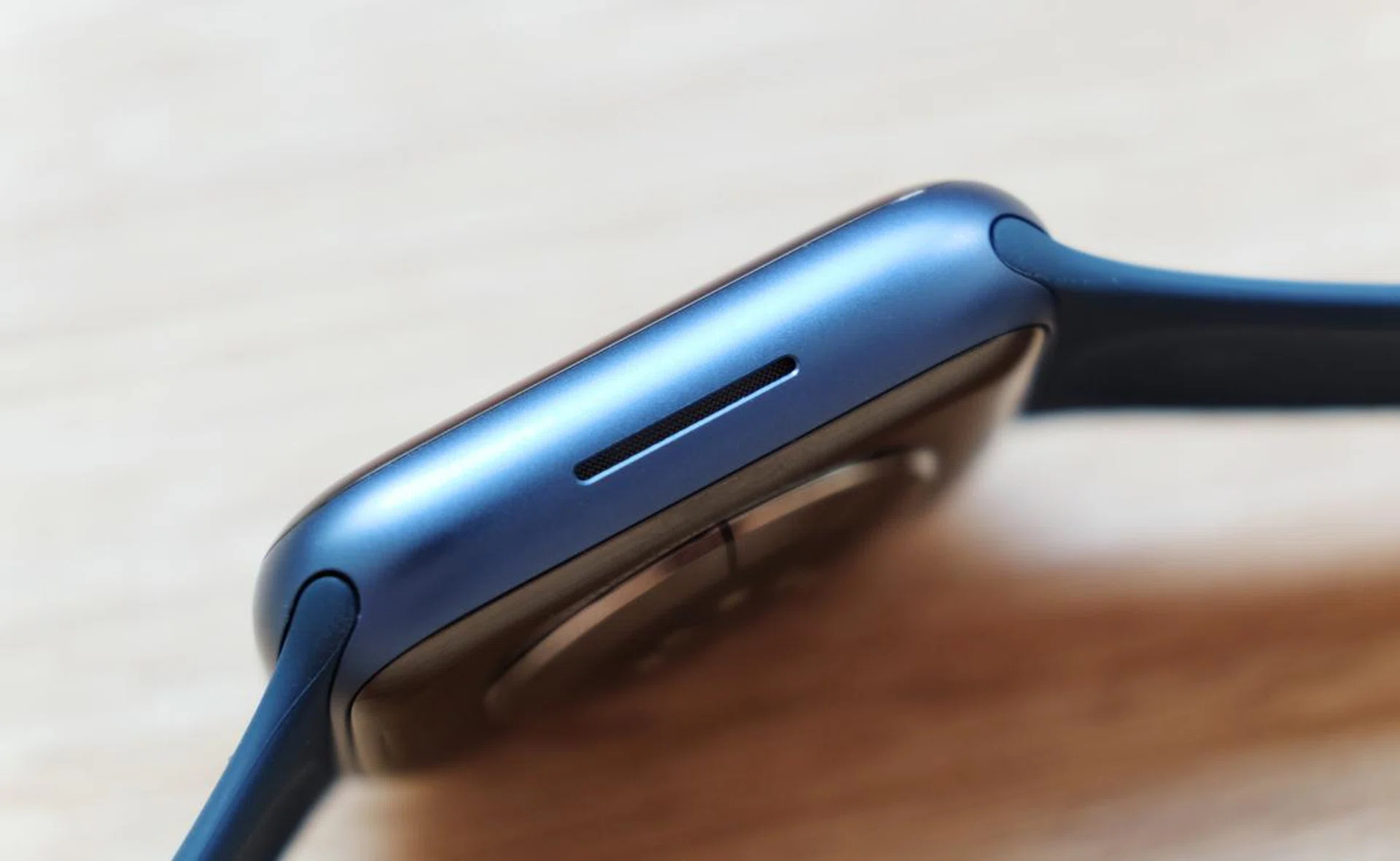 The shape of the case has been tweaked slightly to accommodate the larger display.