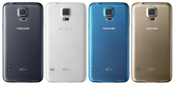 Although it's not the Samsung Galaxy S5 LTE-A phone that debuted in Korea, the Galaxy S5 4G+ is still superior to the existing Galaxy S5. It will come in four color options: shimmery white, charcoal black, copper gold and electric blue - similar to the existing Galaxy S5.