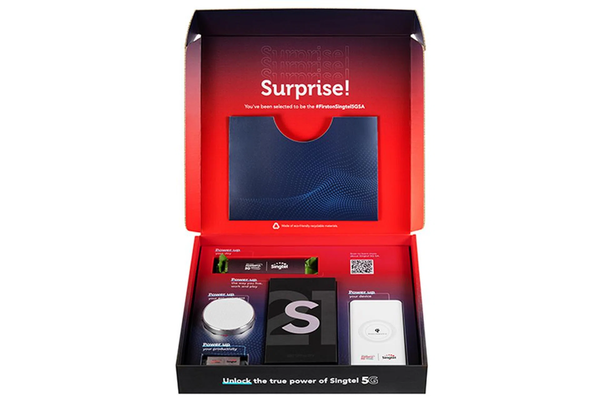5G Power Up Kit by Singtel. Image credit: Singtel.