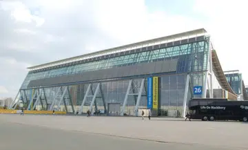  Here's the huge Hall 26. Mind you that there are nearly 40 halls in total at the Hannover Fairgrounds, so it can be quite a walk to get from one place to another - just some info to give you a sense of scale of the entire CeBIT expo.  