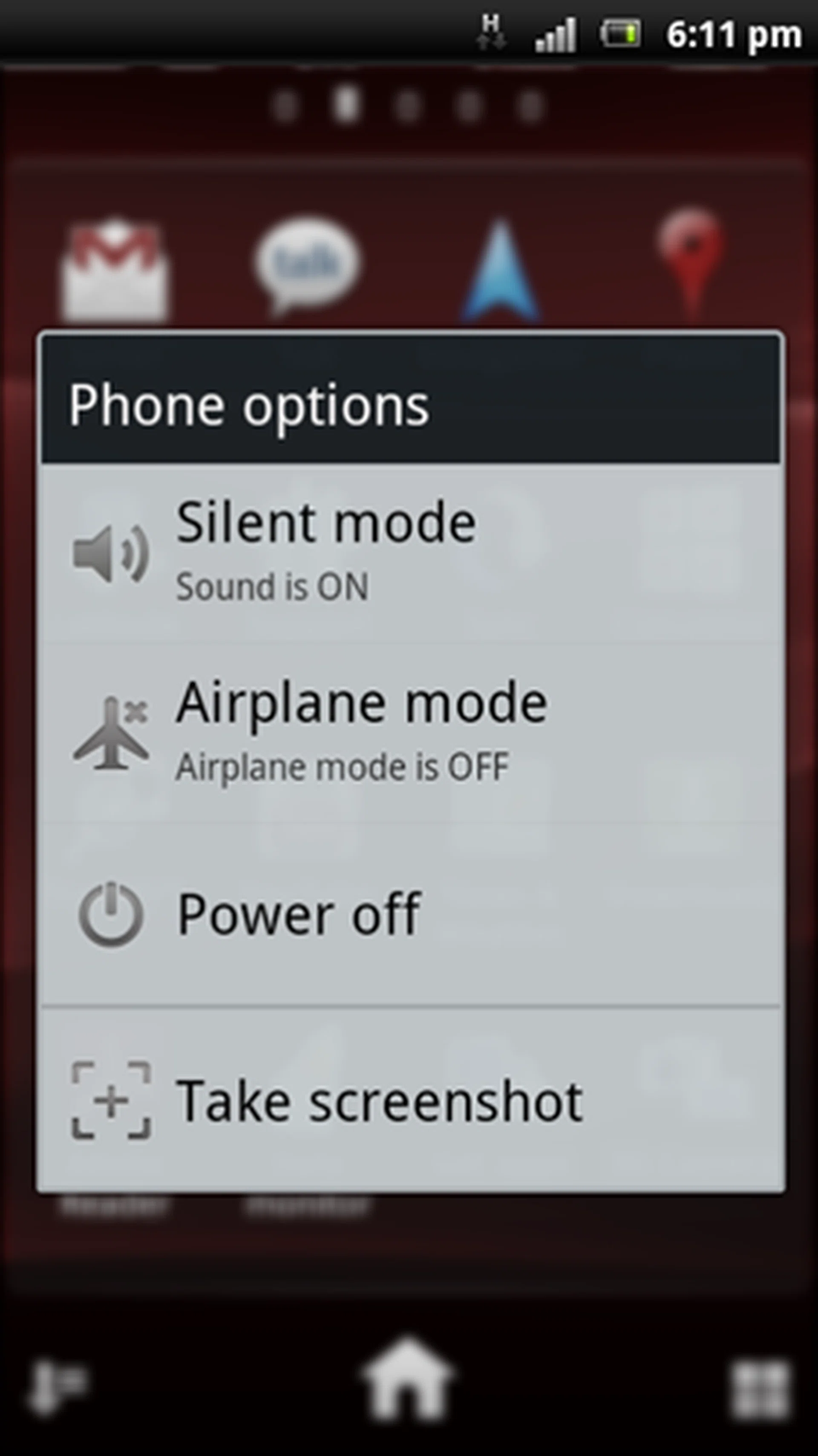 The Arc S has added a screenshot mode that can be easily accessed via the power button. Simply navigate to the page that you want to capture, press and hold the button, select "take screenshot" option and the screen capture will automatically be saved in a Pictures folder. You will be given options to set it as your wallpaper or share it via Facebook, Gmail, WhatsApp and so forth right after the screenshot is taken.