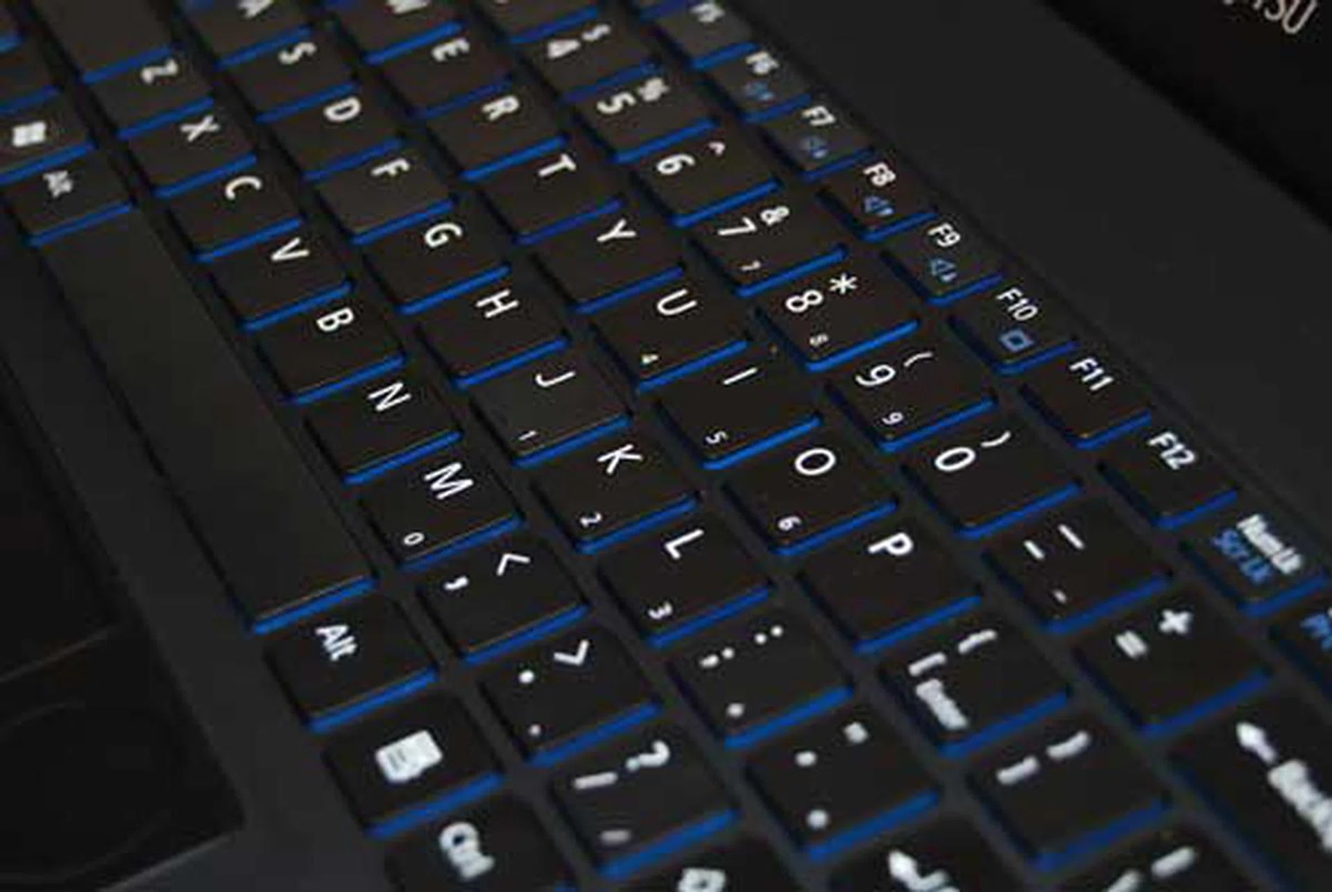 The chiclet keys are back-lit, but not in the conventional sense. The light emanating from underneath the keys give it an ethereal feel. Not something you'd need during a boardroom meeting, but still nice to have when typing in the dark.