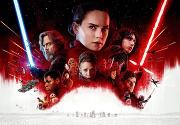 Star Wars: The Last Jedi theatrical poster.