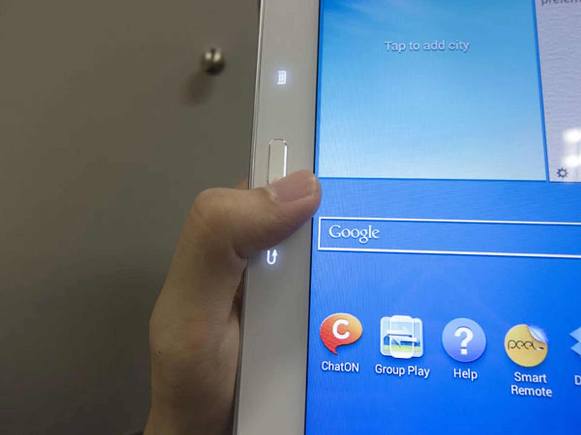 Just by holding it in portrait orientation poses a chance of pressing the wrong buttons.