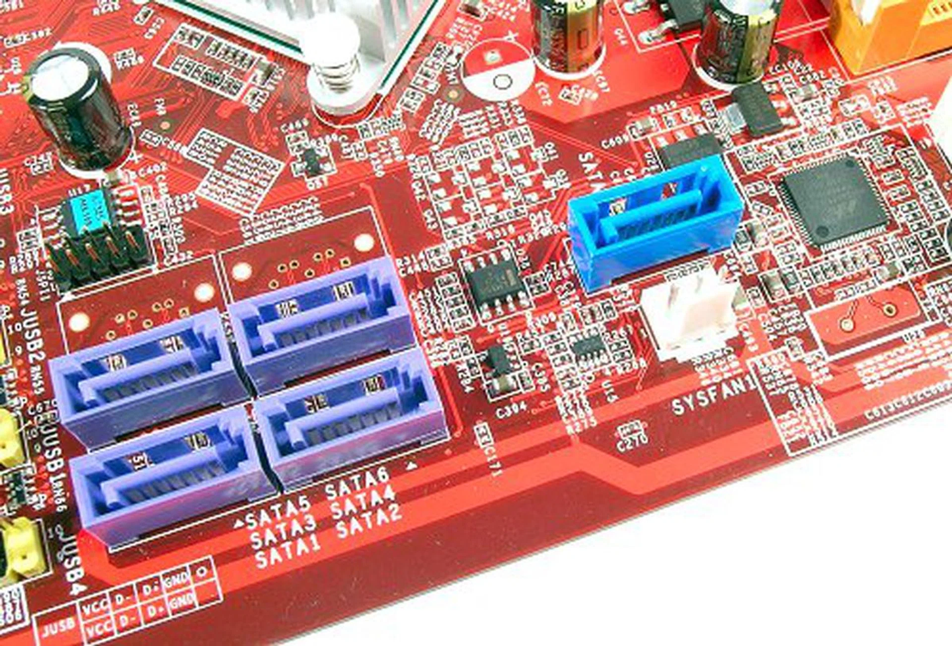 The P35 Neo boards have the same onboard storage support as the high end P35 Platinum, except that they do not feature any eSATA ports.