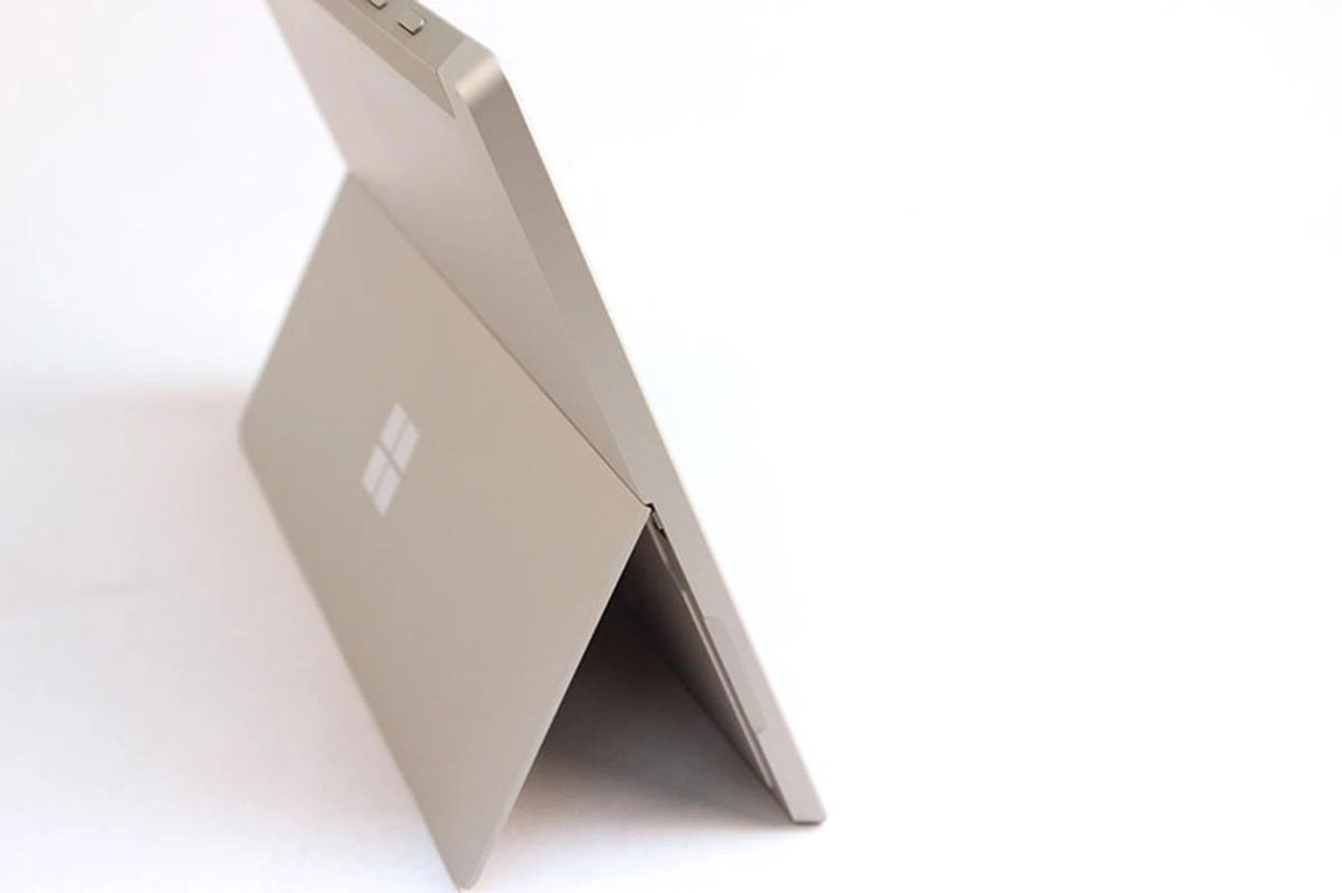The kickstand on the Surface 3 has a total of three fixed positions.