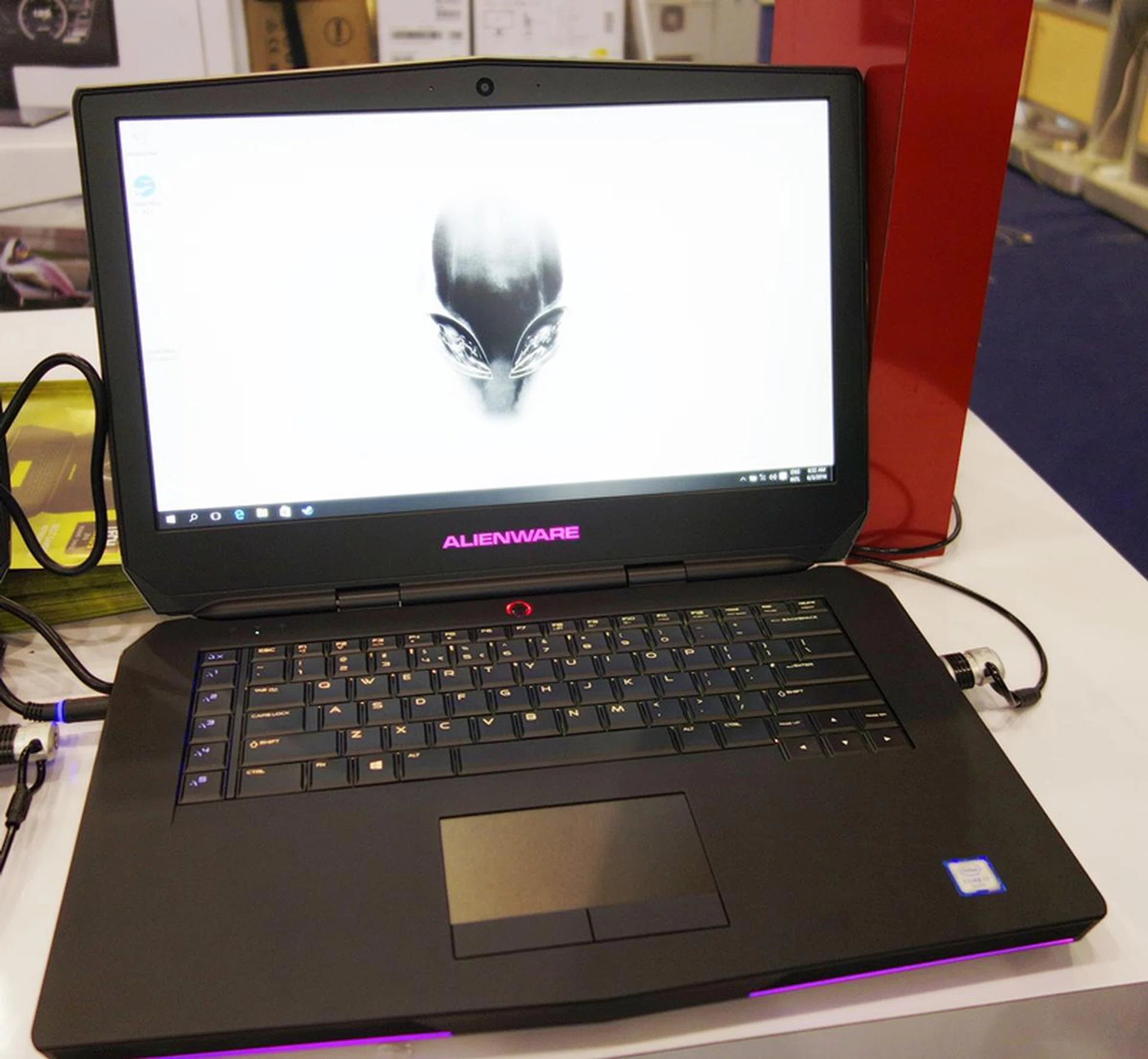 The Alienware 15 is powered by the 6th generation Intel Core i7-6700U mobile CPU, with 16GB of system RAM. Its graphics chipset is driven by the NVIDIA GeForce GTX 970M, with 3Gb of GDDR5 VRAM. Its storage options include an 256GB SSD, and a 1TB HDD. Its 15.6" full HD display comes with a matte finish to reduce glare. Priced at $2,799, it comes bundled with a 1-year ProSupport warranty, and a 1-year subscription to McAfee LiveSafe. As a PC Show special, a Logitech G402 Hyperion Fury gaming mouse is given free with its purchase. 