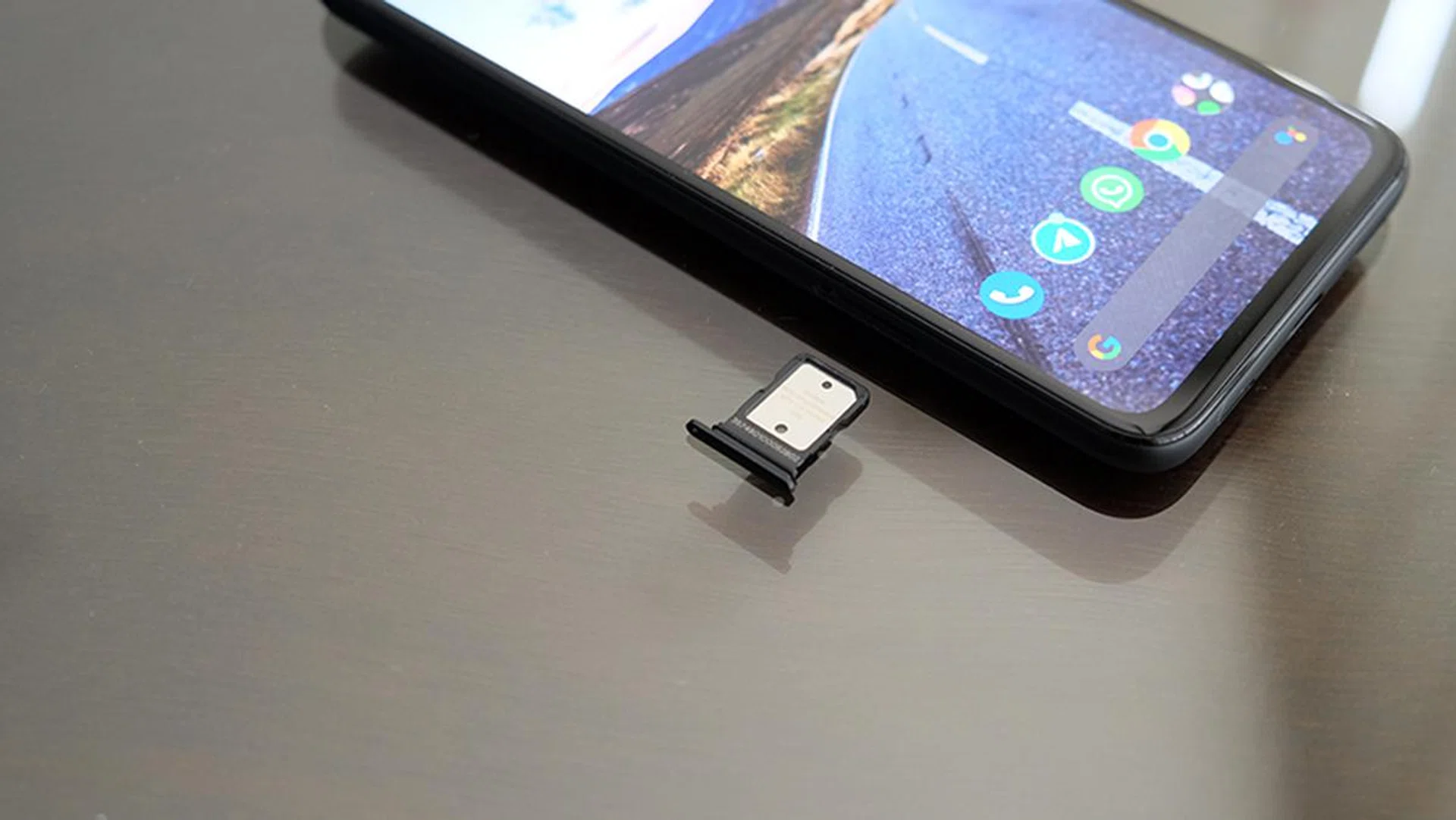 The nano SIM slot sits on the left edge.