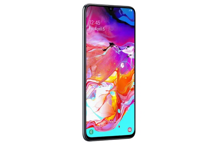 The Samsung Galaxy A70. <br> Image source: Samsung