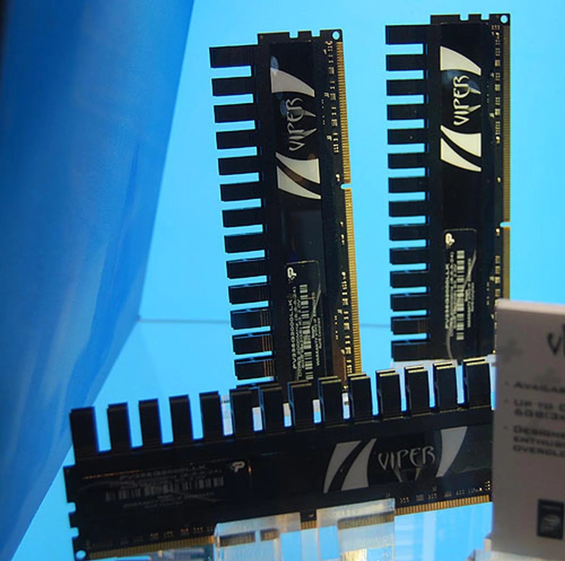  The second generation of the Viper series, the Viper II is available in triple channel kits (2GB per stick) and goes up to DDR3-2000 with 8-8-8-24 latencies.  