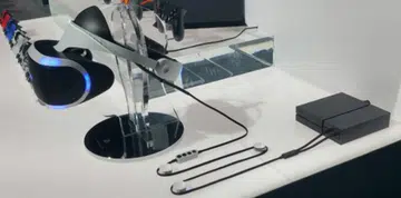 That little black box that's connected to the PS VR is its processing unit, which handles all the VR graphical duties and other processing needs.