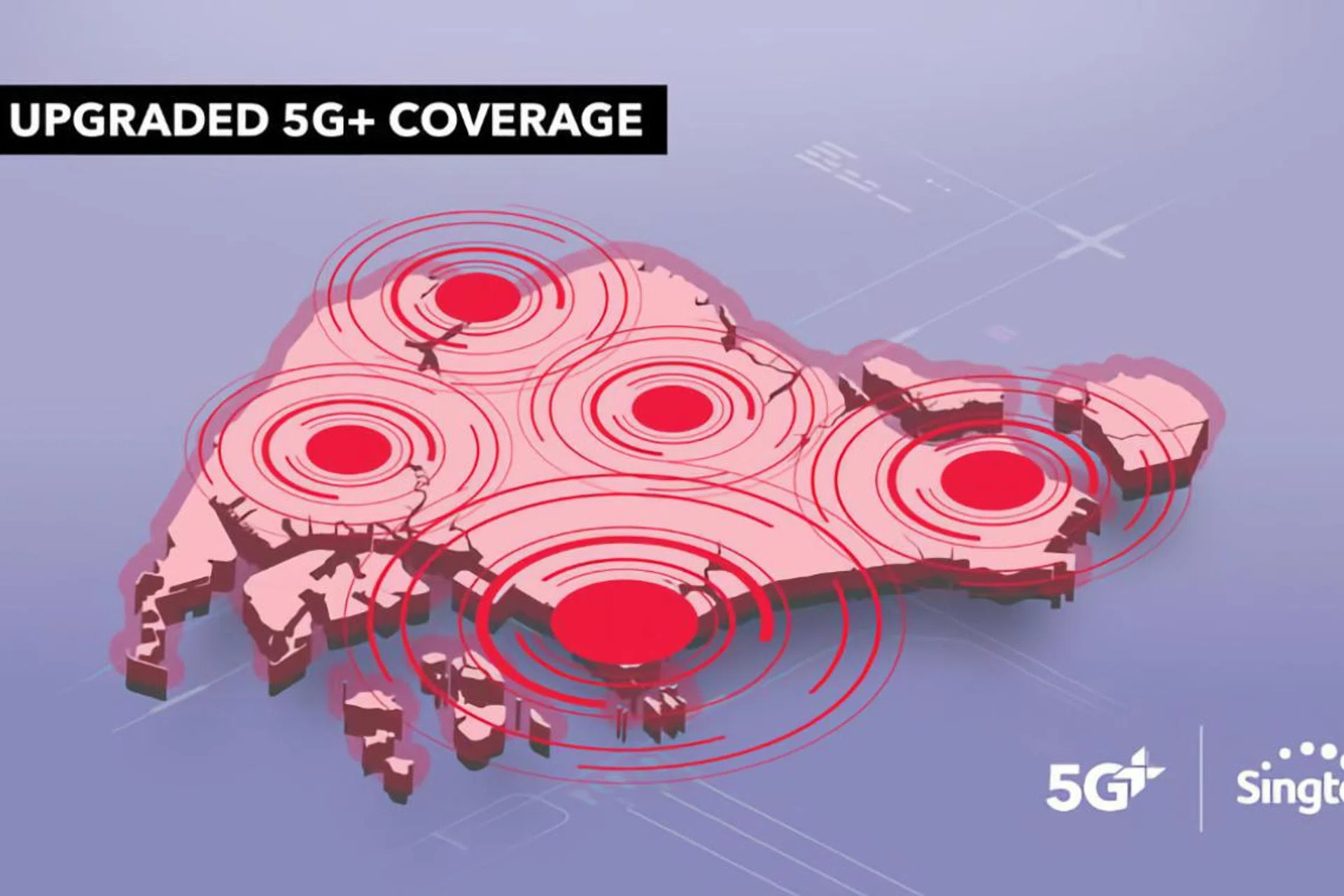 Singtel has boosted its 5G coverage locally. Photo: Singtel.