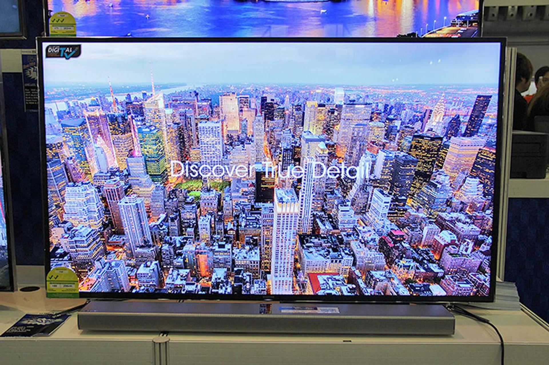 Samsung's 2013 4K TVs, the F9000 series, are on offer at Sitex. The 65-inch F9000 is going for $3,988, compared to a high of $7,899 previously, and the 55-inch model is going for $3,288 (down from $5,999). Buying a generation-old 4K TV from Samsung is less of a worry because you can upgrade it with the newest hardware and software down the road with the optional One Connect external box.