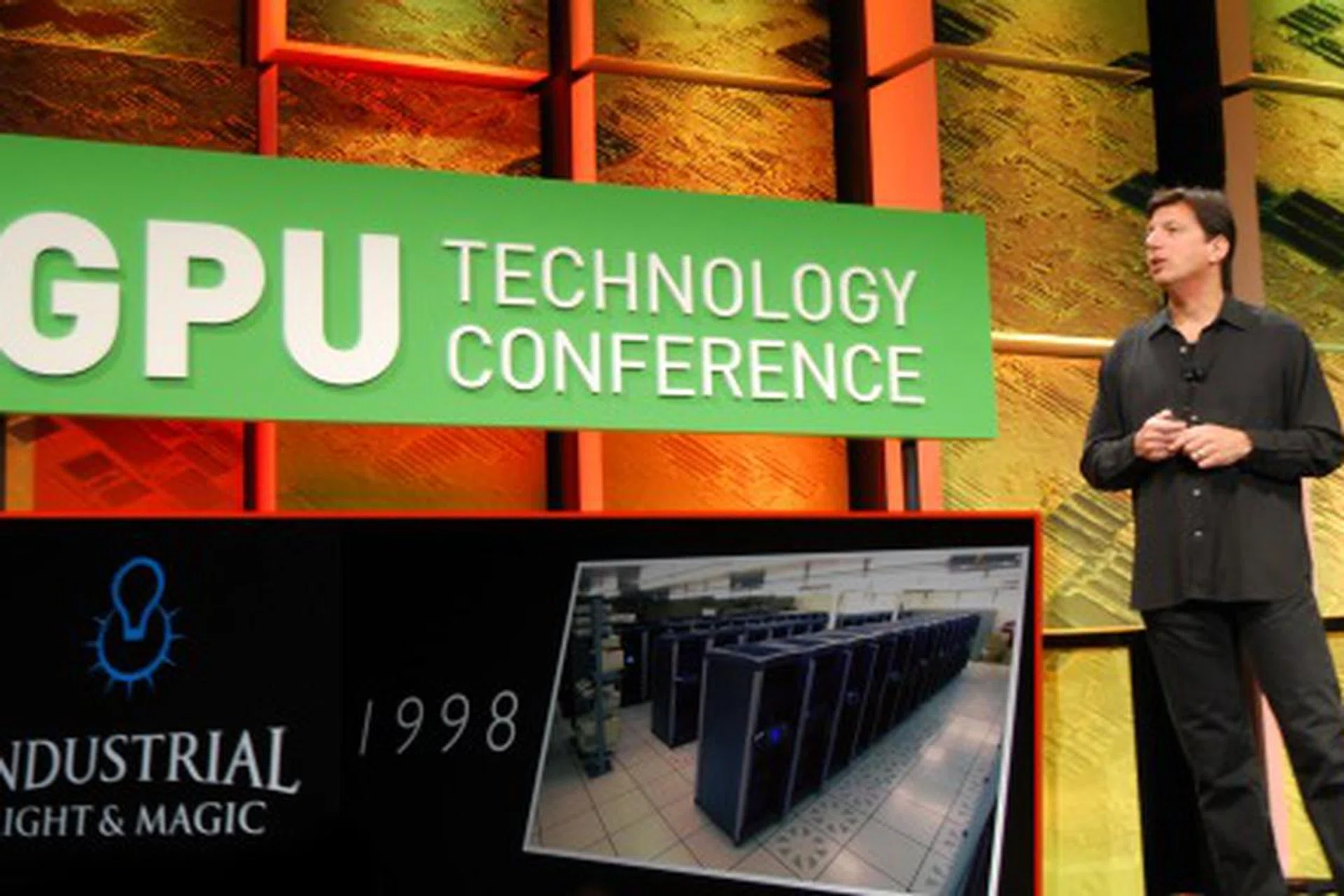 We were privileged to have Richard Kerris, CTO of Lucasfilm to come onboard this conference and share how they've evolved from production techniques and antique hardware (such as this snapshot in 1998)...