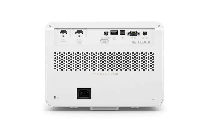 Ports on the rear of the X3000i. (Image source: BenQ)