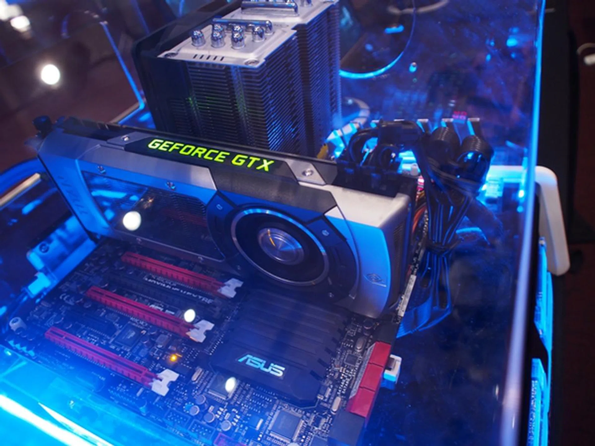 The ASUS GTXTITAN-6GD5, the company's flagship GTX Titan graphics card, powered a Crysis 3 demonstration during our PlayTest event.