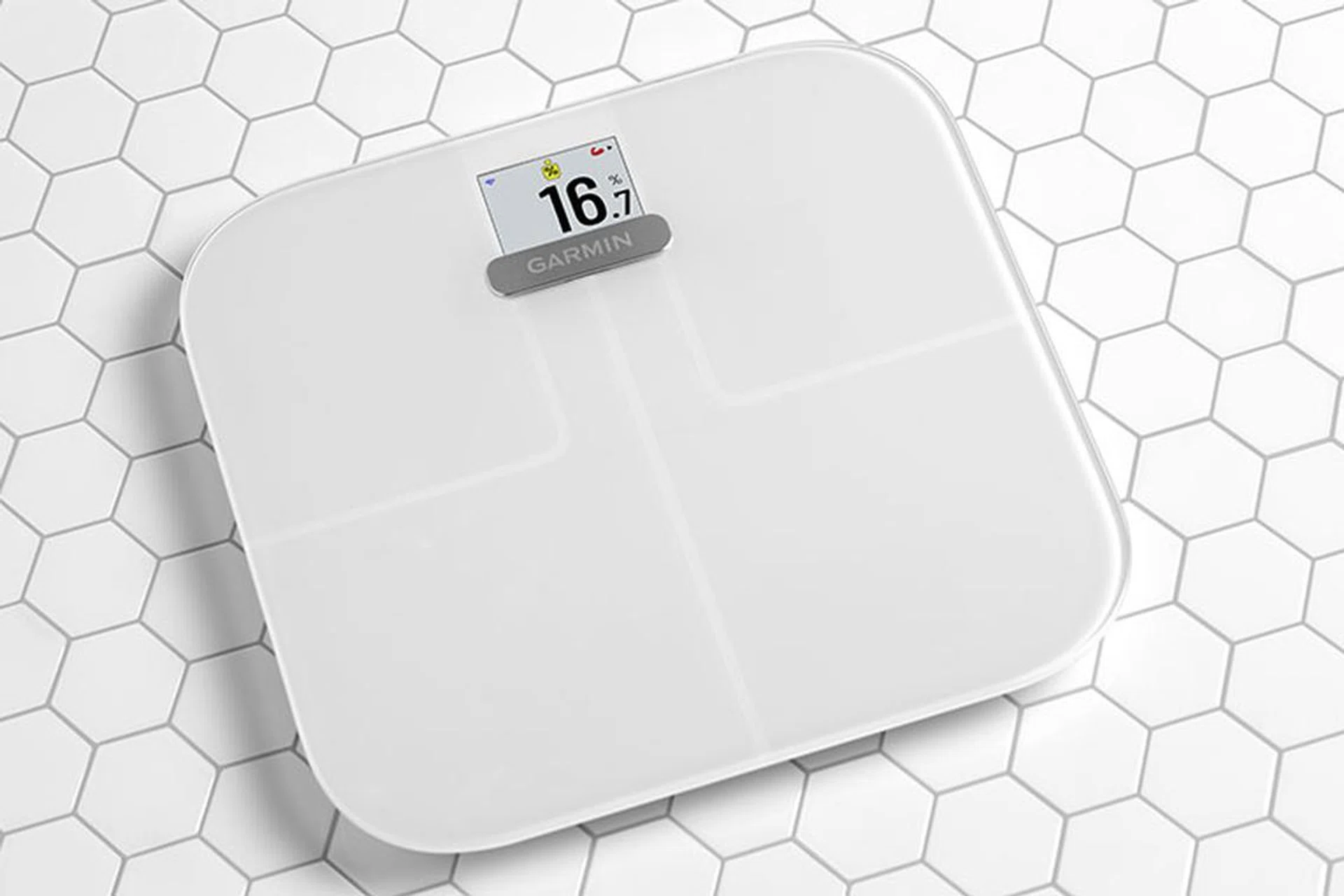 Garmin Index S2 in White.