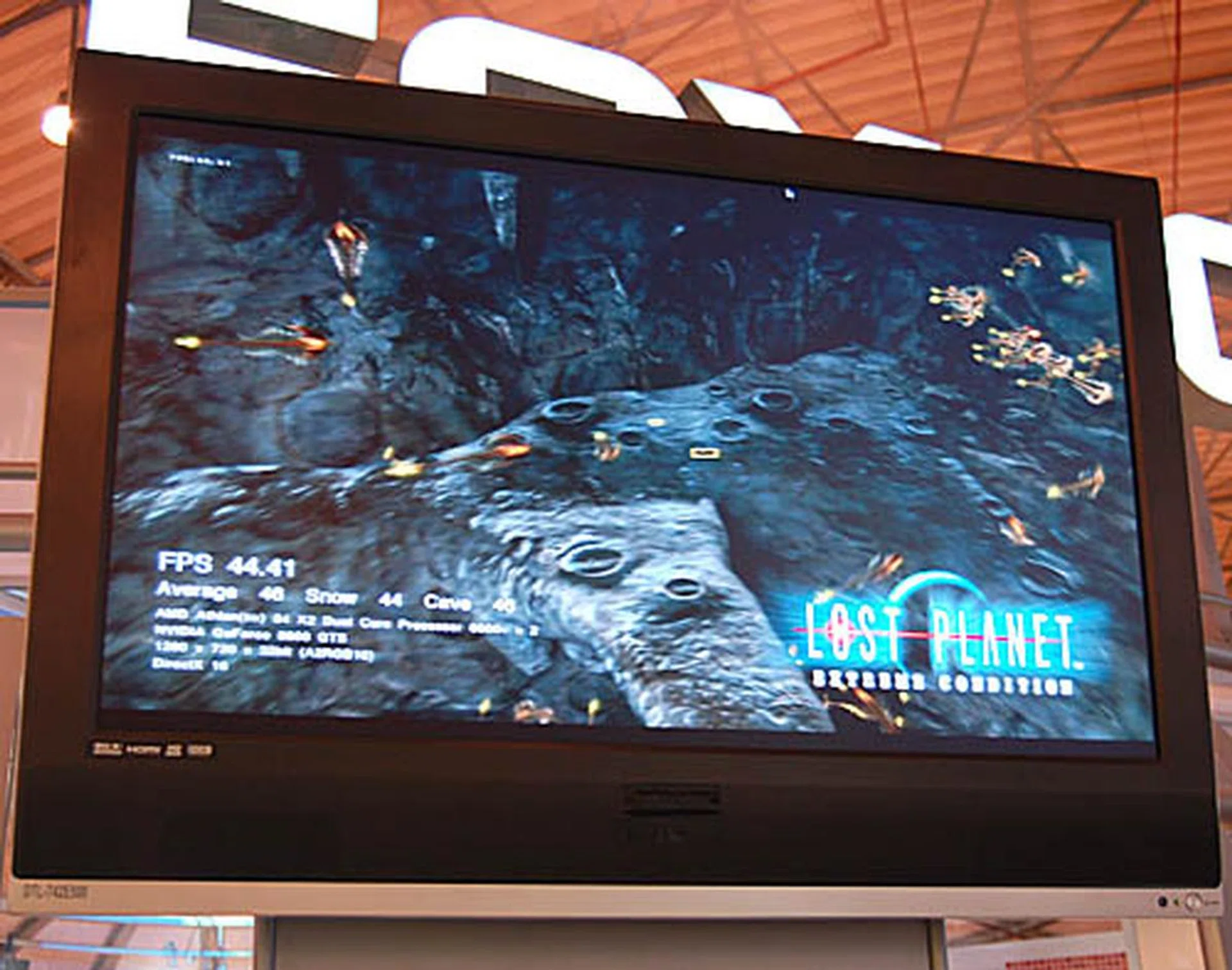  One of the earliest DirectX 10 game demos to be released is this Lost Planet demo, used to showcase the performance prowess of a next generation system featuring AMD's new 7 series of motherboards for its recently announced Phenom processors. This DirectX 10 capable graphics card is the overclocked GeForce 8800 GTS 320MB from Foxconn.  