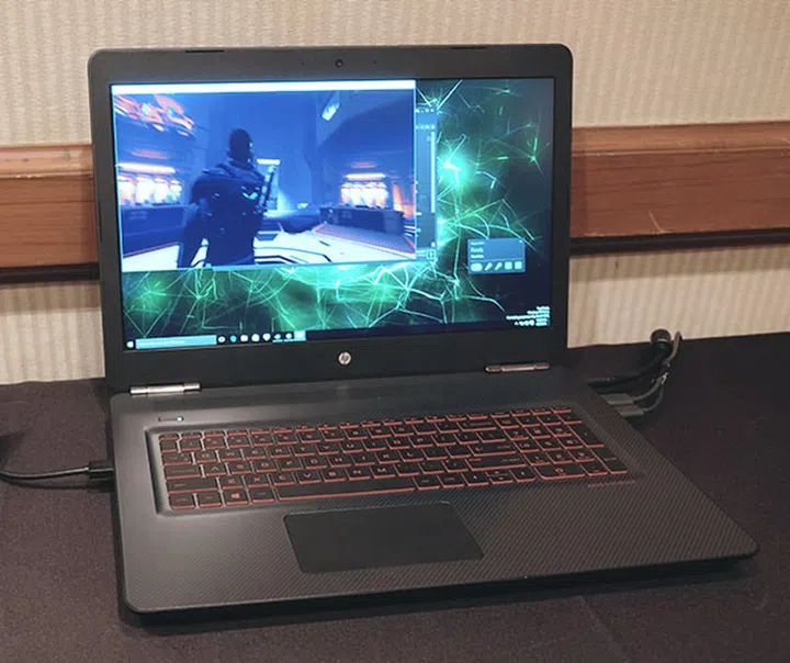 The new 17-inch HP Omen 17 will be powered by the NVIDIA GeForce GTX 1070.