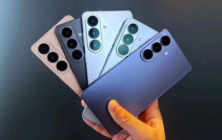 The Galaxy S26 family and it new colourways for 2026.