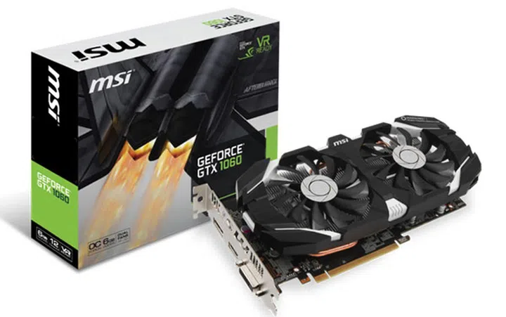 MSI GeForce GTX 1060 6GT OC. (Image Source: MSI)