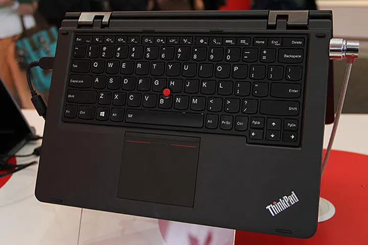 when you flip over the keyboard and activate tablet mode, the keys will recede into the housing and be locked.