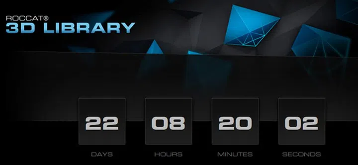 The 3D Library isn't up and running yet unfortunately. All you get is the countdown when you visit it.