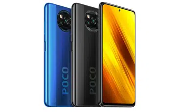 Poco X3 in three colours.