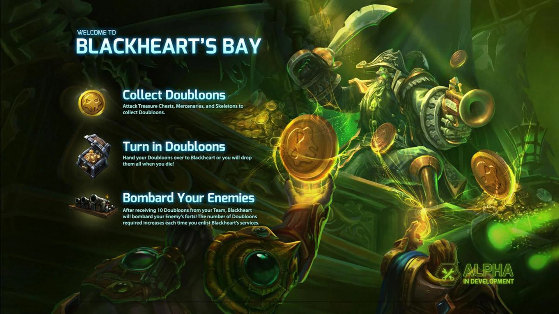 The loading screen of each map gives an overview of what to do.