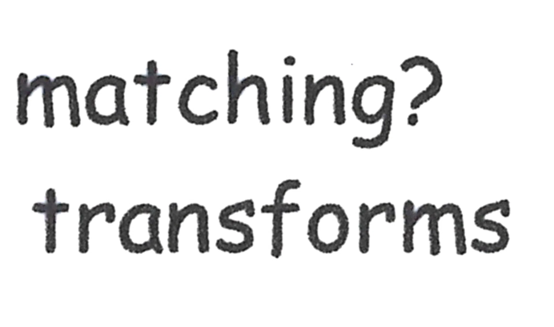 Close-up scan of its text print capability.