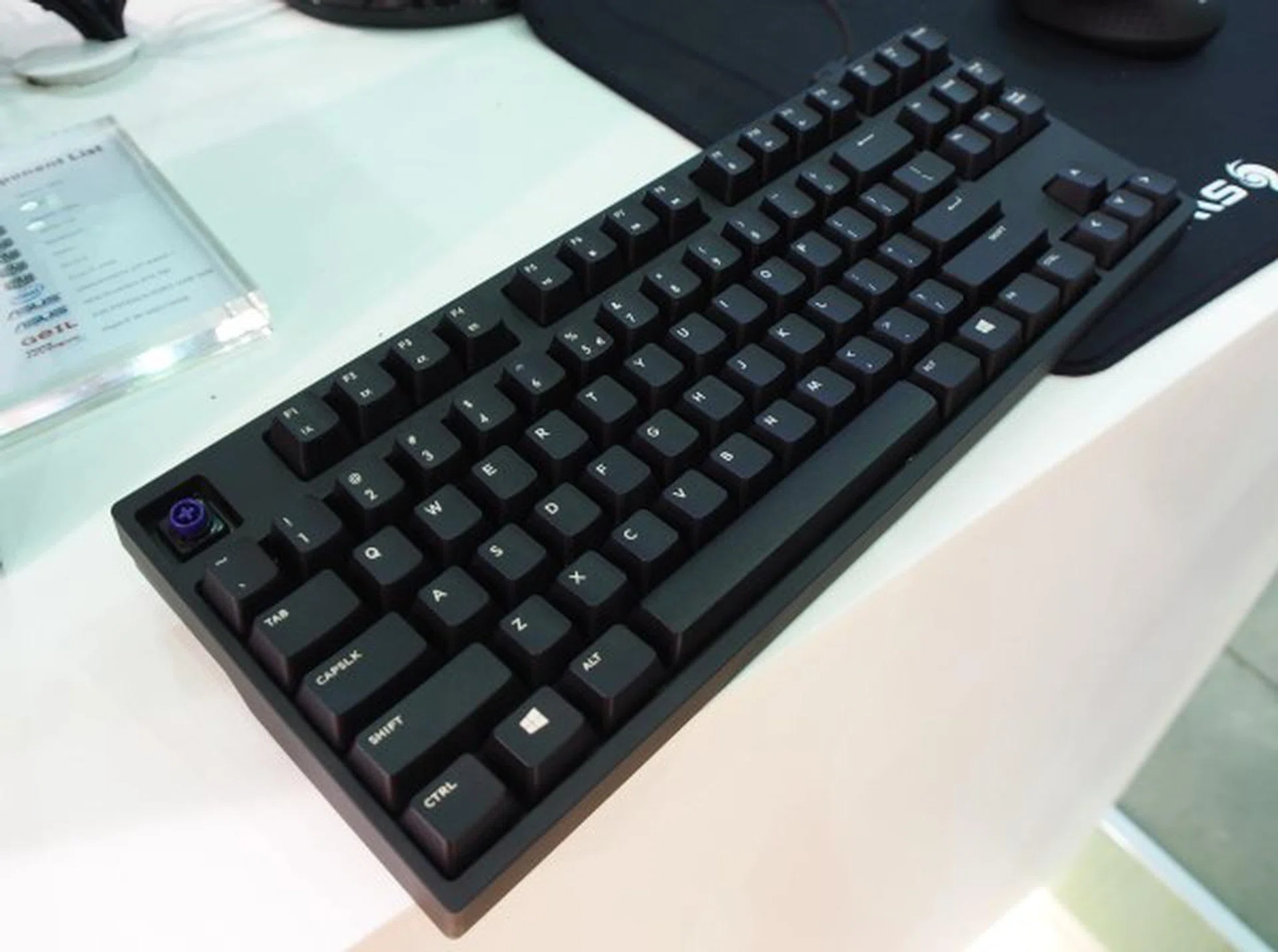 Cooler Master isn't a stranger to Cherry MX mechanical keyboards, but their new Novatouch TKL offers a new hybrid switch that is said to be comparable to Cherry MX switches.