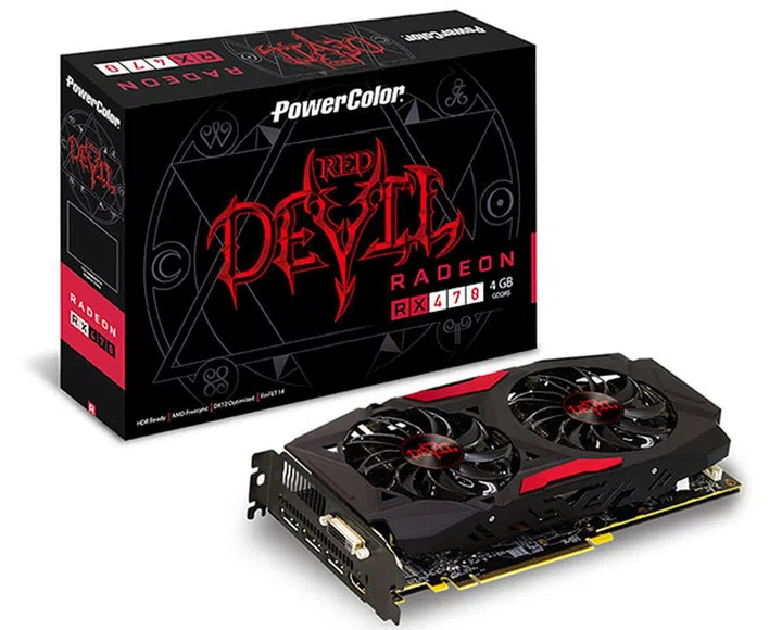 PowerColor Red Devil Radeon RX 470. (Image Source: PowerColor)