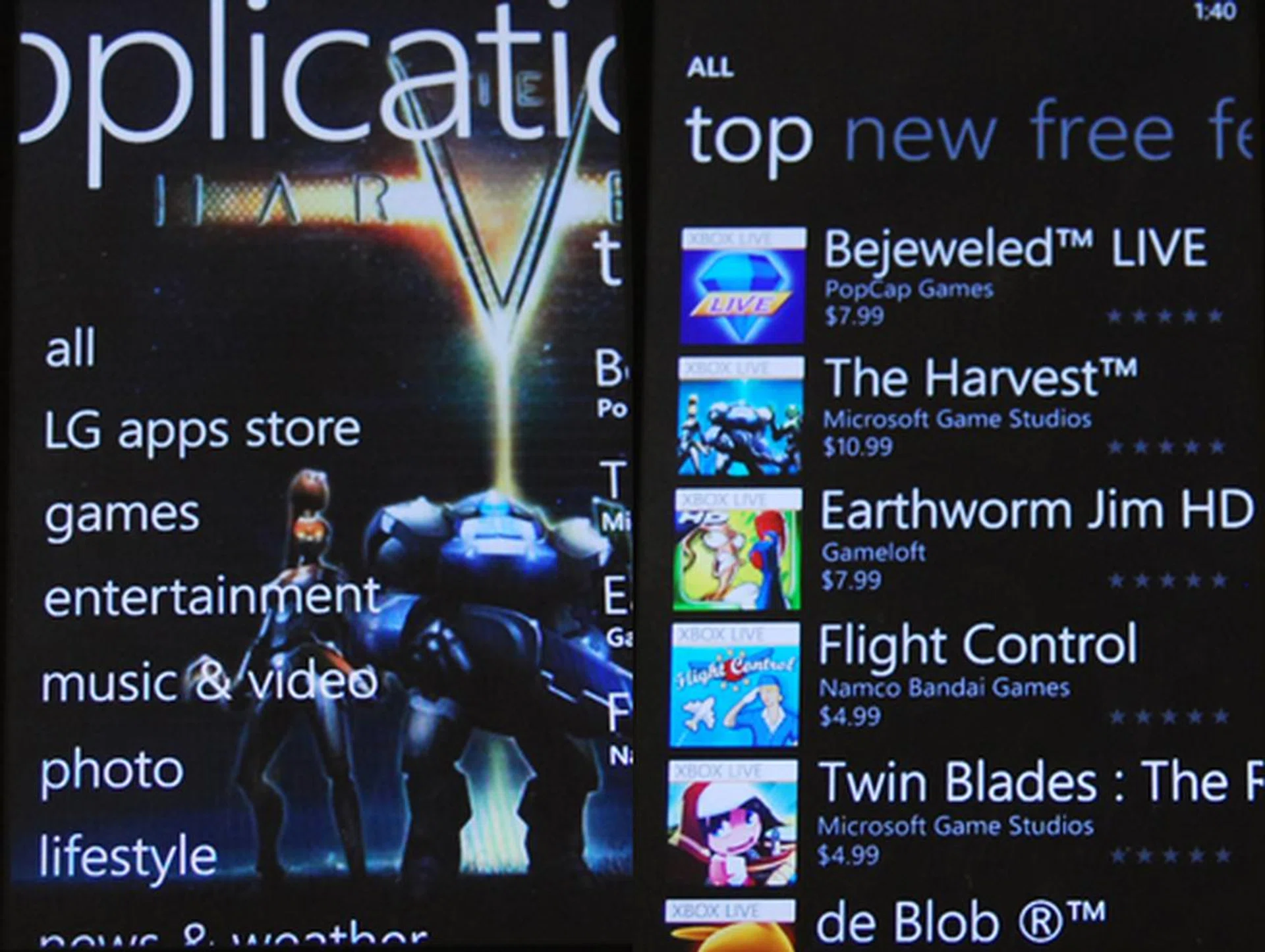 The Marketplace is segregated neatly, making it easy to search for apps in each category.