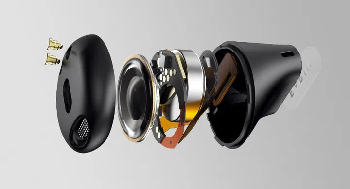 An exploded model of the Earin A-3. (Image source: Earin)